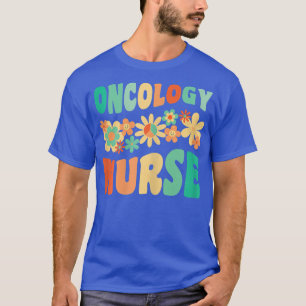 Camiseta Enfermera de Oncología de Enfermeras con Cuta Flor