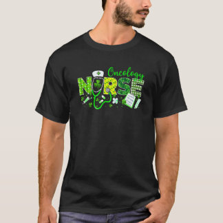 Camiseta Enfermera de Oncología Día de San Patricio Amor Es