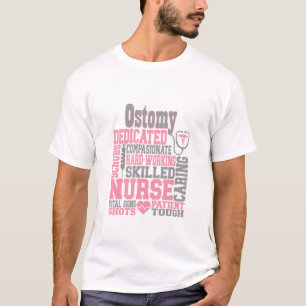 Camiseta Enfermera de Ostomía Cáncer de Colón Stoma Bag Cro