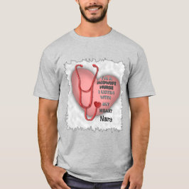 Camiseta Enfermera de parteras del corazón rojo
