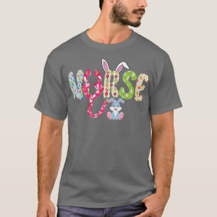 Camiseta Enfermera de Pascua Bunny Egg Enfermera divertida 