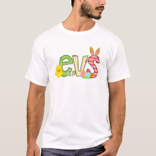 Camiseta Enfermera de Pascua RN EVS Bunny Ears Happy Easter