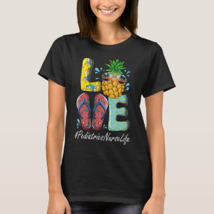 Camiseta Enfermera de pediatría Hola Summer Happy Last Day