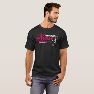 Camiseta Enfermera de perfusión Tipografía