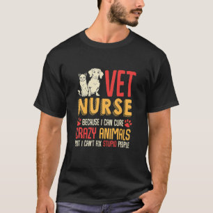 Camiseta Enfermera de perro conejo conejo Mascota de tortug