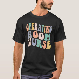 Camiseta Enfermera de quirófano Vintage Retro O Medi Enferm