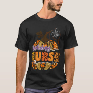 Camiseta Enfermera de radiología Leopardo de calabaza de Ha