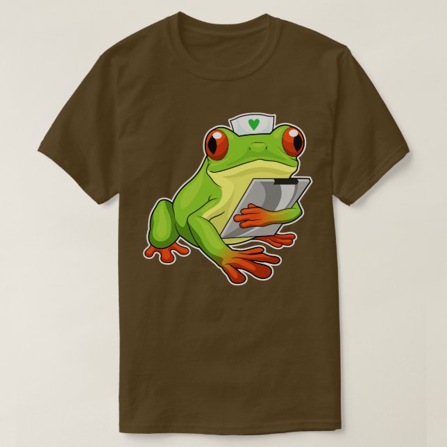Camiseta Enfermera de rana (Diseño del anverso)