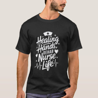 Camiseta enfermera de rehabilitación RN Diseño Departamento