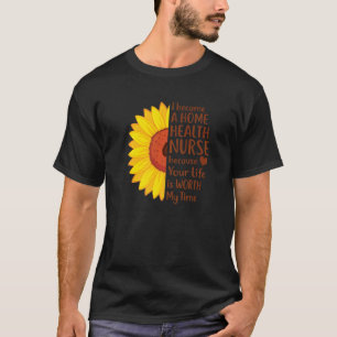 Camiseta Enfermera De Salud Doméstica Vive En Enfermería Su