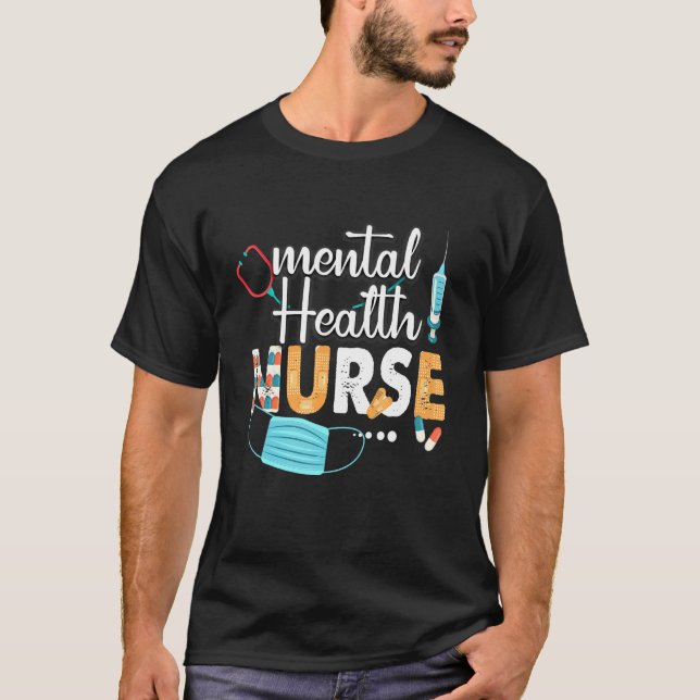 Camiseta Enfermera de Salud Mental Curte Enfermeras Semana  (Anverso)