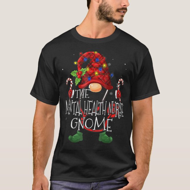 Camiseta Enfermera de Salud Mental de Santa Favorita (Anverso)