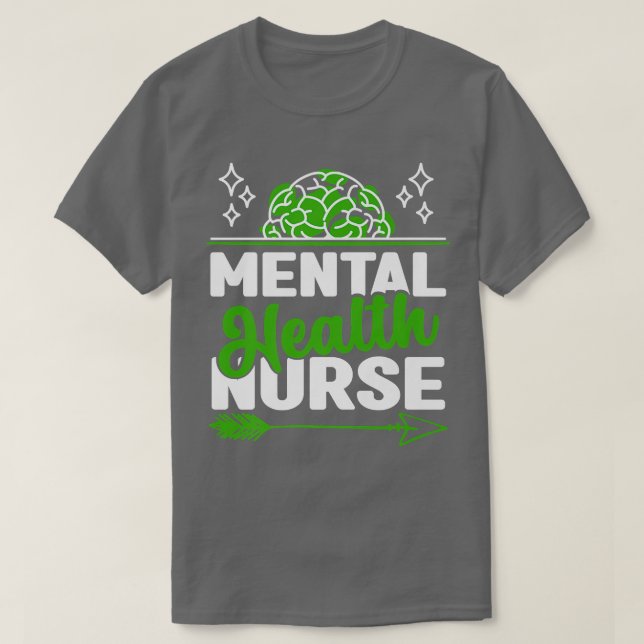 Camiseta Enfermera de salud mental Enfermeras Enfermería Rn (Diseño del anverso)