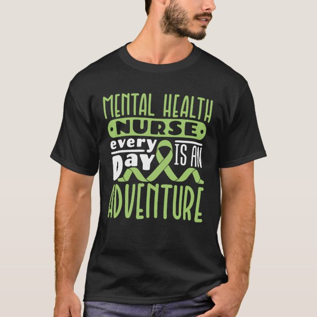 Camiseta Enfermera de salud mental todos los días es una av (Anverso)