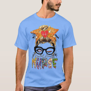 Camiseta Enfermera de salud mental Vida desordenada Bun Hai