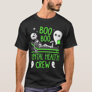 Camiseta enfermera de salud psic tripulación boo boo enferm
