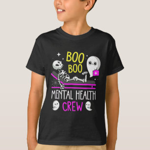 Camiseta Enfermera de salud Psych Boo Boo Crew Enfermería H