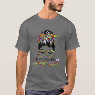 Camiseta Enfermera de salud pública desordenado autismo de