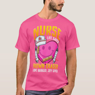 Camiseta Enfermera de salvavidas Escuela de Enfermería de b