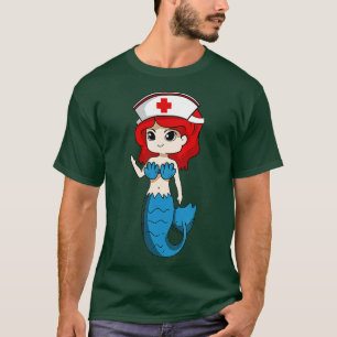 Camiseta Enfermera de Sirena apreciación Día Internacional 