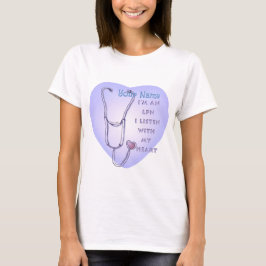 Camiseta Enfermera de Stethoscope LPN