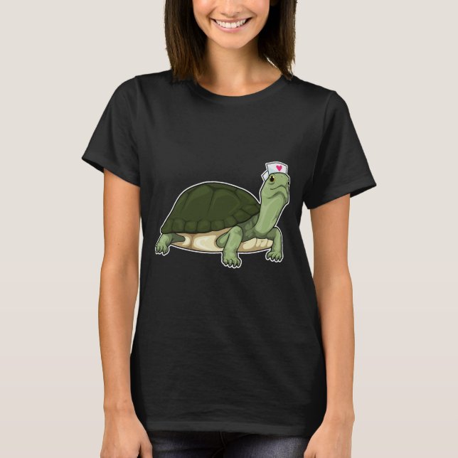 Camiseta Enfermera de tortuga (Anverso)