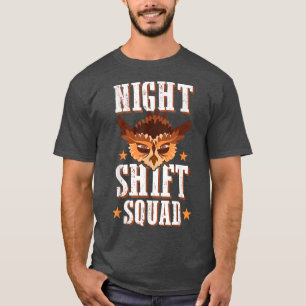 Camiseta Enfermera de trabajo de Graveyard RN Health Worker