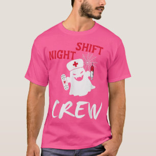 Camiseta Enfermera de turno de noche de equipo de Halloween
