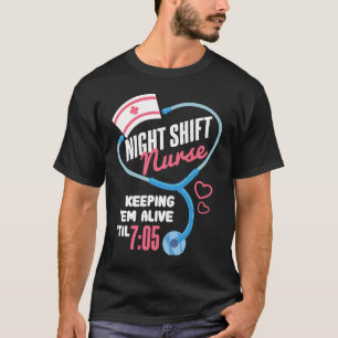 Camiseta Enfermera de turno nocturno I Enfermería Humor hos