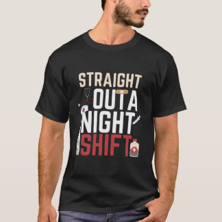 Camiseta Enfermera de Turno Nocturno para Enfermera Registr
