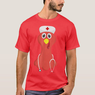 Camiseta Enfermera de Turquía enfrenta gracioso Chiste de A