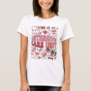 Camiseta Enfermera de UCI Equipo de la Unidad de Cuidados I