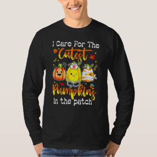 Camiseta Enfermera de UCI Neonatal Halloween Cuido la Calab