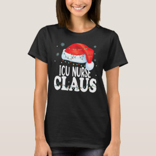 Camiseta Enfermera de UCI Santa Claus Navidad Divertido Cos