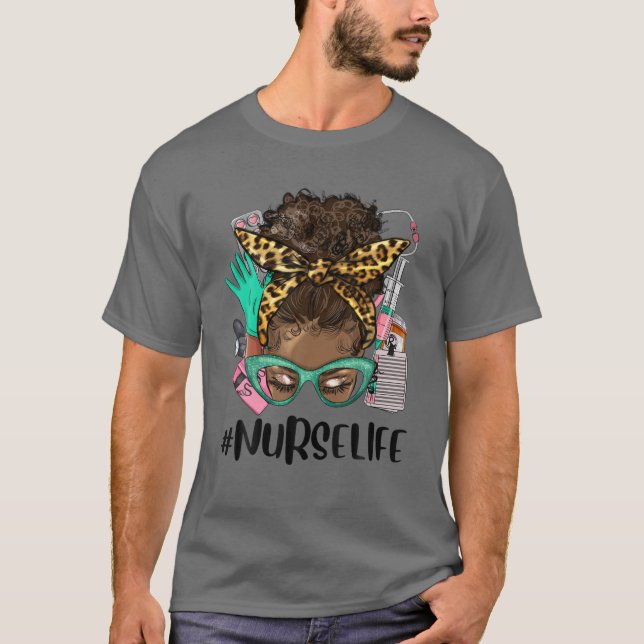 Camiseta Enfermera de un bollo con humor para enfermeras af (Anverso)