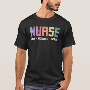 Camiseta Enfermera de Urgencias Ama Inspirar Sana Registrad