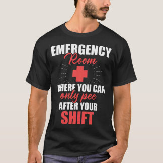 Camiseta Enfermera de urgencias después de la Enfermería Di