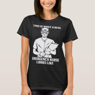 Camiseta enfermera de urgencias hospitalarias cuidadora de 