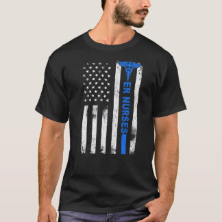 Camiseta Enfermera de Urgencias Para Enfermería de Mujeres