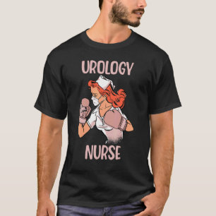 Camiseta Enfermera de urología boxeo guantes luchador