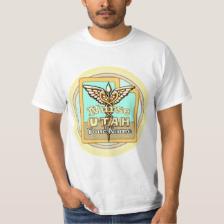 Camiseta Enfermera de Utah Caduceo