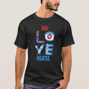 Camiseta Enfermera de VIH Ama la Enfermería