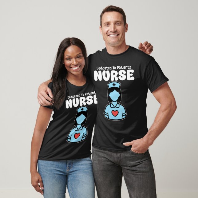 CAMISETA ENFERMERA - DEDICADA A LOS PACIENTES (Unisexo)