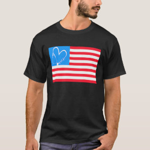 Camiseta Enfermera del 4 de Julio Día de la Independencia B