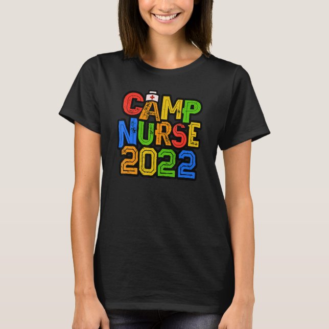 Camiseta Enfermera del campamento Rainbow Camp 2022 (Anverso)
