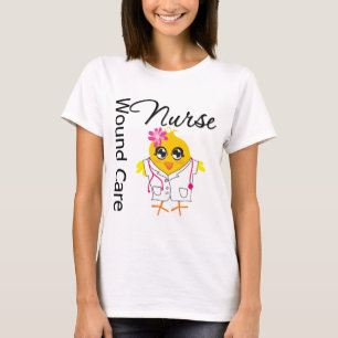 Camiseta Enfermera del cuidado de la herida del polluelo v2