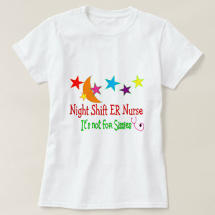 Camiseta ENFERMERA del ER del turno de noche "no está para