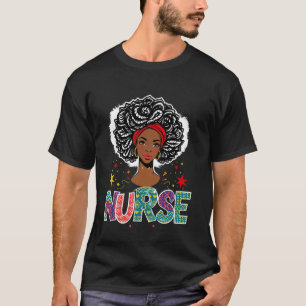 Camiseta enfermera del juneteenth desde 1865 para mujeres n