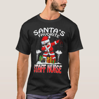 Camiseta Enfermera del personal favorita de Santa Navidad C