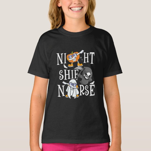 Camiseta Enfermera del turno de noche (Anverso)